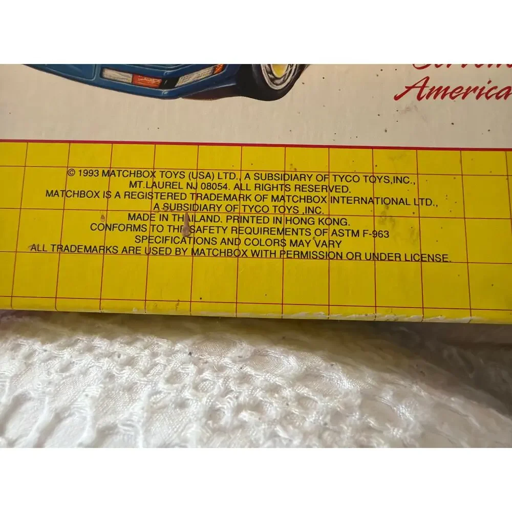 Matchbox 40th Anniversary Corvette Collector Set 5 Diecast Cars Limited Edition